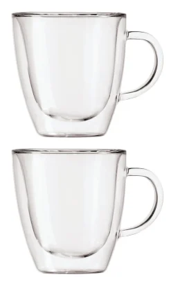 Assorted Mugs|Oggi Double Wall Glass Espresso Cup Set