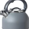 Tea Kettles|Oggi Stainless Steel Whistling Tea Kettle (Charcoal Grey)