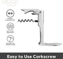 Bar Accessories & Decanters|Oggi Waiter's Corkscrew