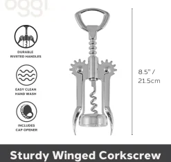 Bar Accessories & Decanters|Oggi Winged Corkscrew