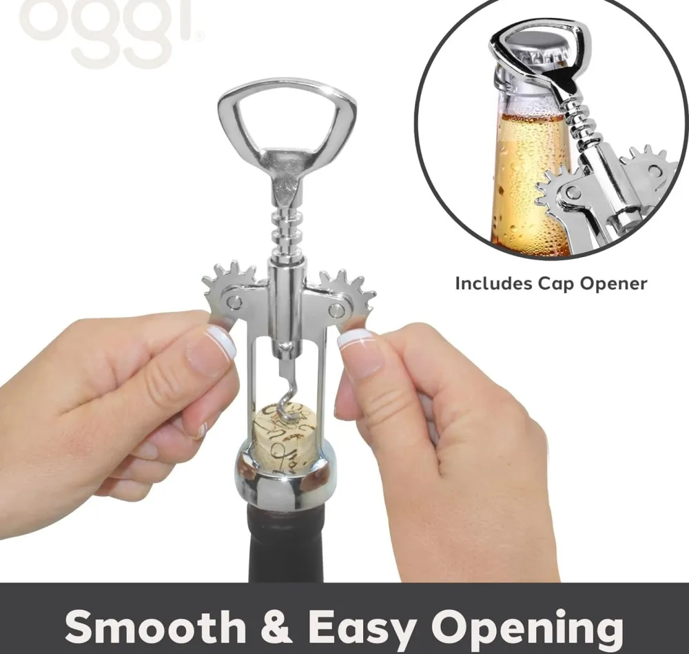Bar Accessories & Decanters|Oggi Winged Corkscrew