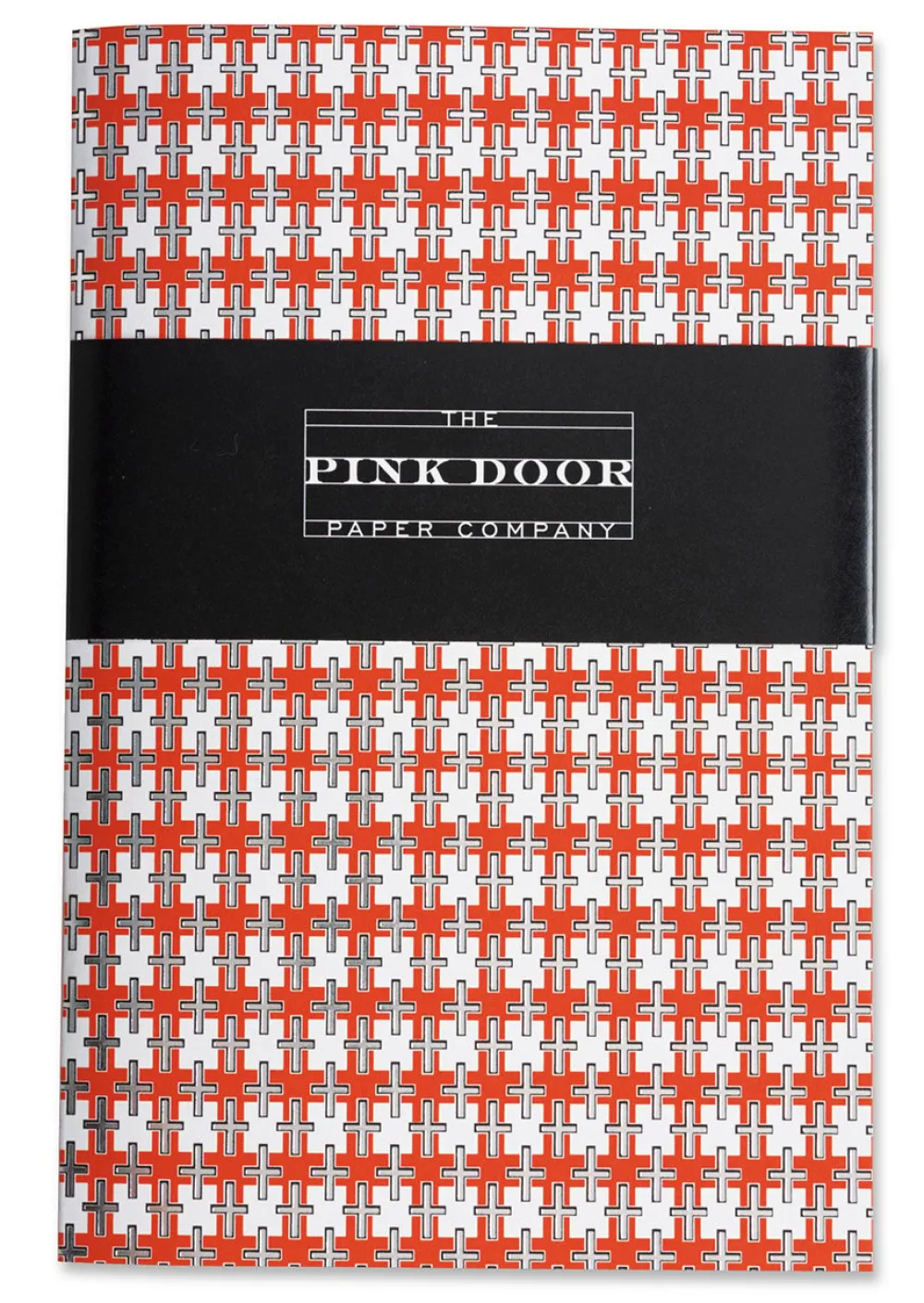 Journals & Other Stationery|Orange, Silver & White Foil Notebook