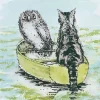 Greeting Cards|Owl & Pussycat Greeting Card
