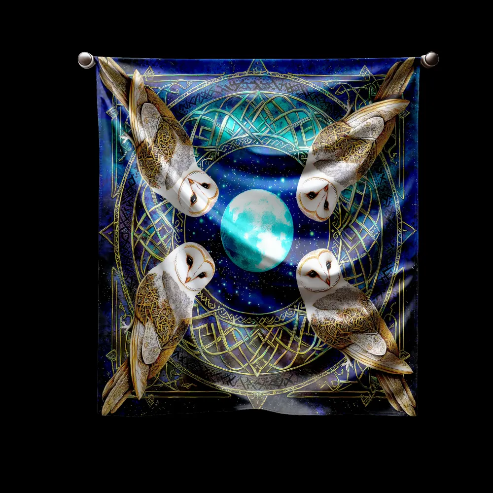 Scarves & Wraps|Owls Silk Heritage Collection Scarf