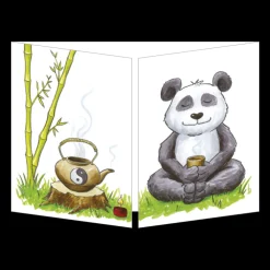 Greeting Cards|Panda Yogi in Tree Pose Card
