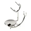 Blades & Shave Accessories|Parker Chrome Razor & Shave Brush Stand