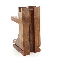 Blades & Shave Accessories|Parker Mission Style Razor & Shaving Brush Wood Stand