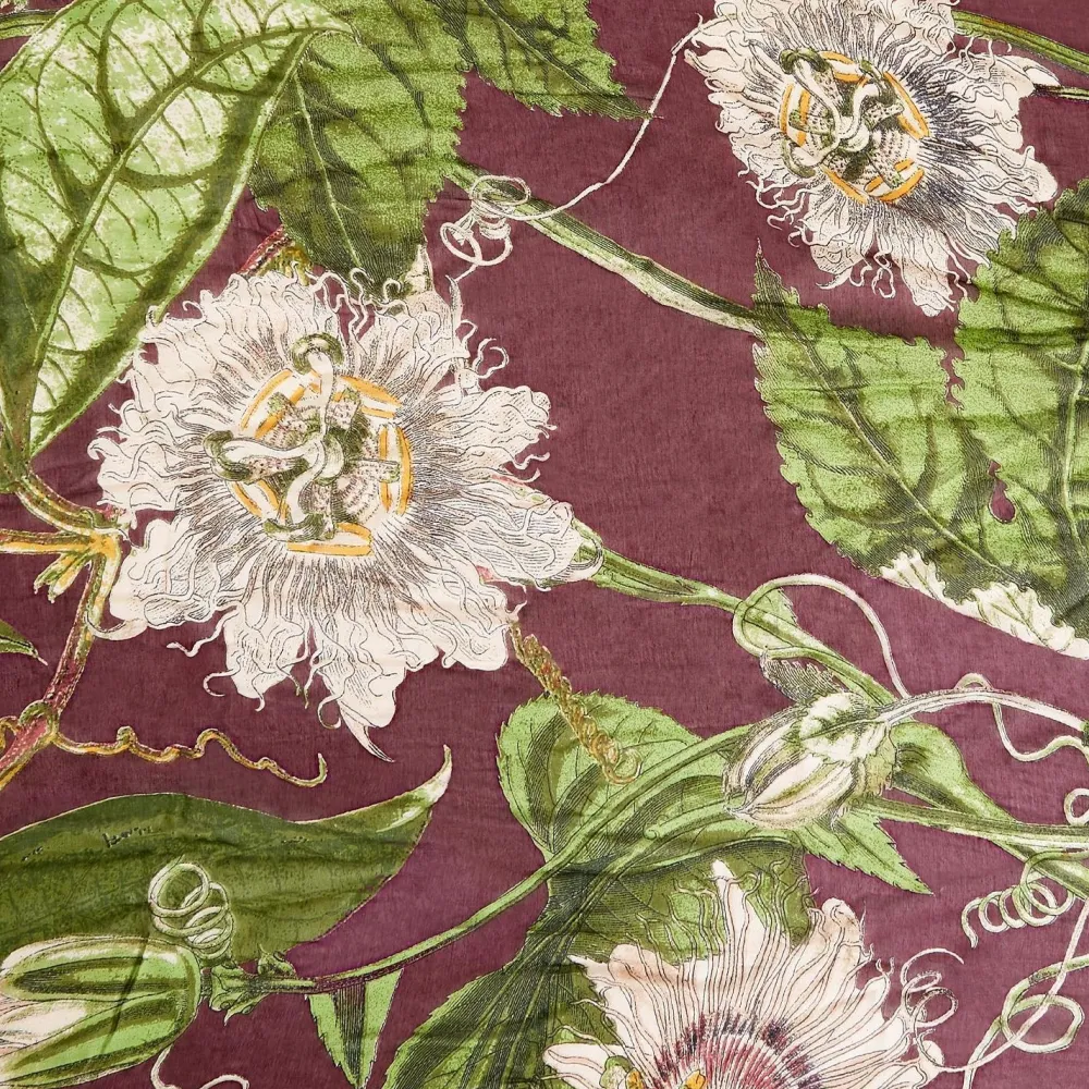 Robes, Nightgowns & Dresses|Passion Flower Burgundy Robe