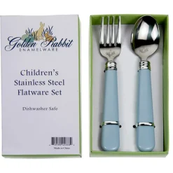 Children's Tabletop|Pastel Blue Baby Flatware Set