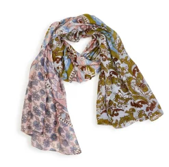 Scarves & Wraps|Patchwork Pastel Print Scarf