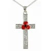 Necklaces & Pendants|Peace Poppy Cross Pendant Necklace