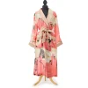 Robes, Nightgowns & Dresses|Peony Pink Heron Robe Gown