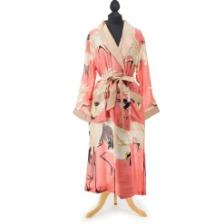 Robes, Nightgowns & Dresses|Peony Pink Heron Robe Gown