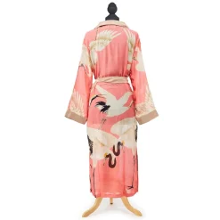Robes, Nightgowns & Dresses|Peony Pink Heron Robe Gown