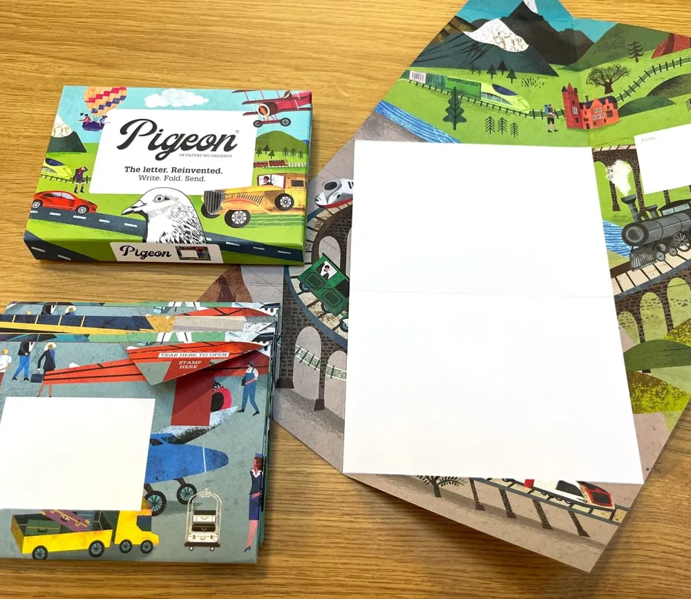 Journals & Other Stationery|Pigeon Posted Hop on Board Pigeons Stationery Pack
