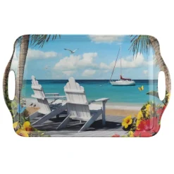 Pimpernel Trays|Tea Trays|In the Sunshine Large Melamine Handled Tray