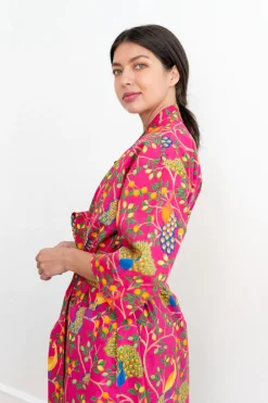 Robes, Nightgowns & Dresses|Pink Fearless Peacock Nighty Nite