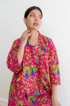 Robes, Nightgowns & Dresses|Pink Fearless Peacock Nighty Nite