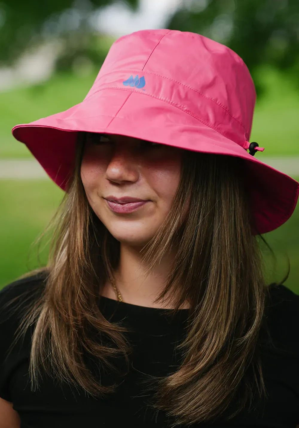 Hats|Rainwear & Umbrellas|Pink Rain Cap Bucket Hat