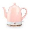 Tea Kettles|Pinky Up Noelle Pink Ceramic Electric Tea Kettle