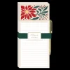 Journals & Other Stationery|Poinsettia Magnetic List Notepad & Pen