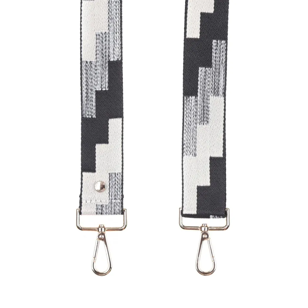 Pom Pom London Pom Pom London|Black & Stone Geometric Strap