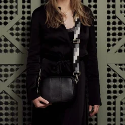 Pom Pom London Pom Pom London|Black & Stone Geometric Strap