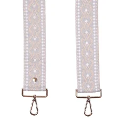 Pom Pom London Pom Pom London|Grey Trellis Strap