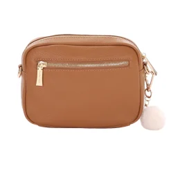 Pom Pom London Pom Pom London|Maple Leather & Faux Fleece Original Bag
