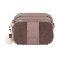 Pom Pom London Pom Pom London|Mocha Suede & Leather Original Bag