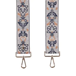 Pom Pom London Pom Pom London|Navy Floral Strap