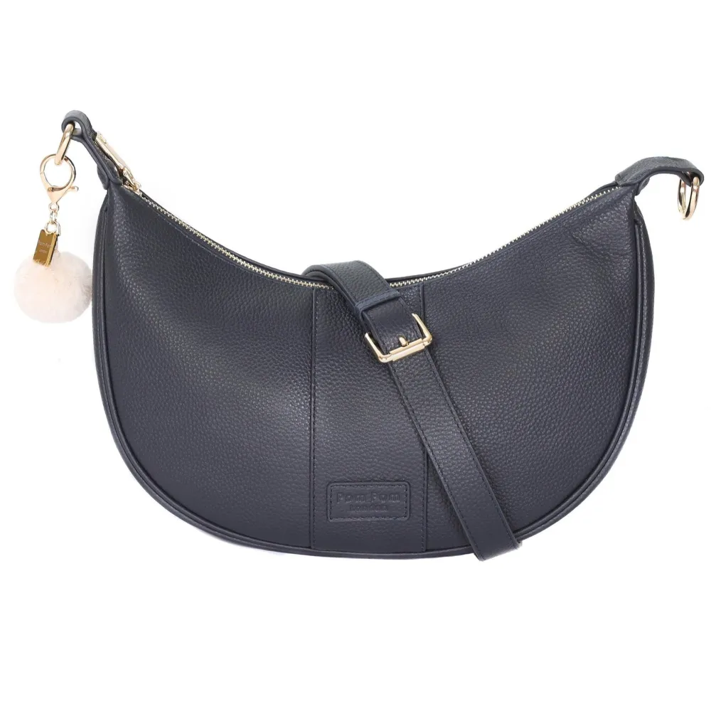 Pom Pom London Pom Pom London|Navy Sutton Sling Bag