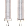 Pom Pom London Pom Pom London|Platinum & Silver Stripe Strap
