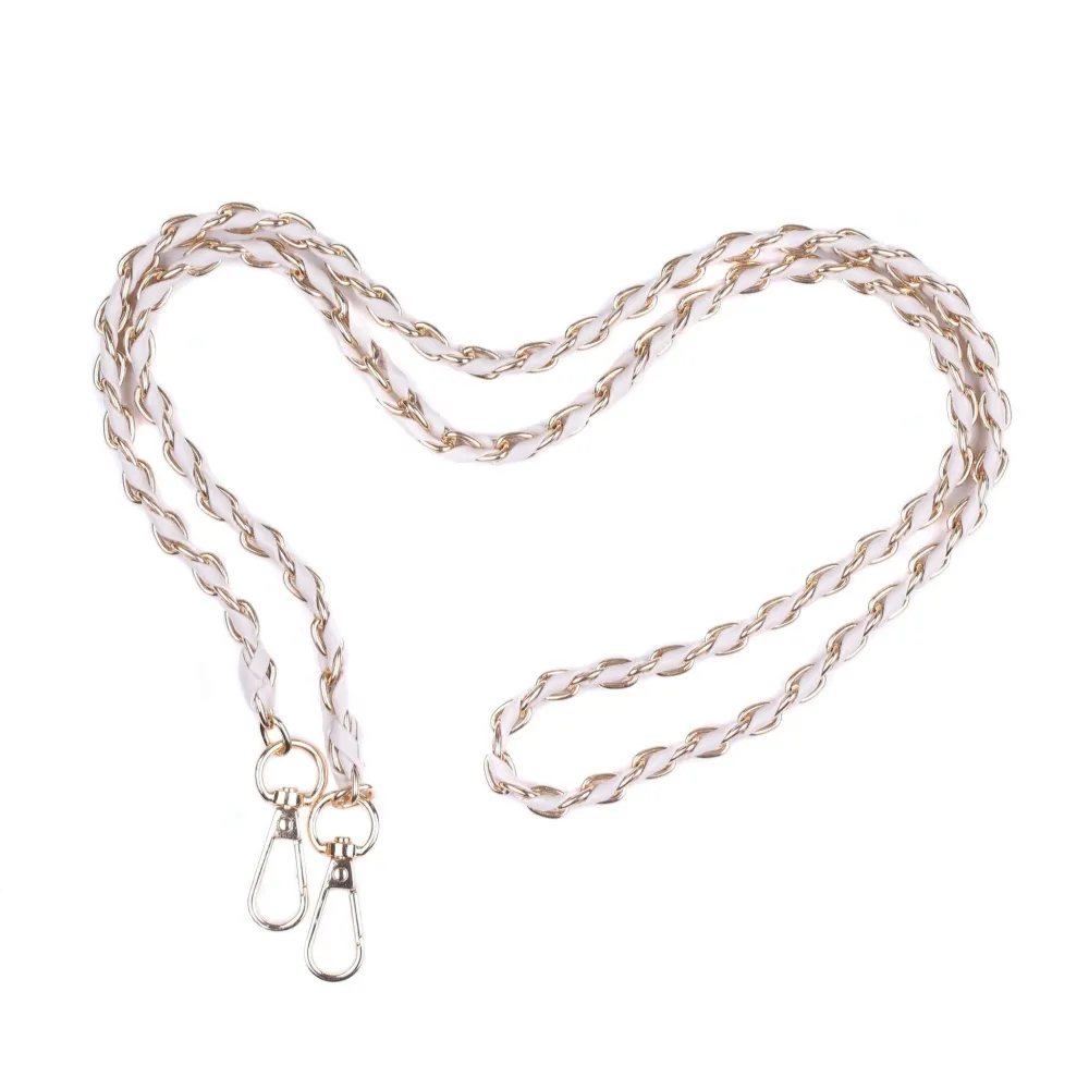 Pom Pom London Pom Pom London|Stone Weave Gold Chain Strap