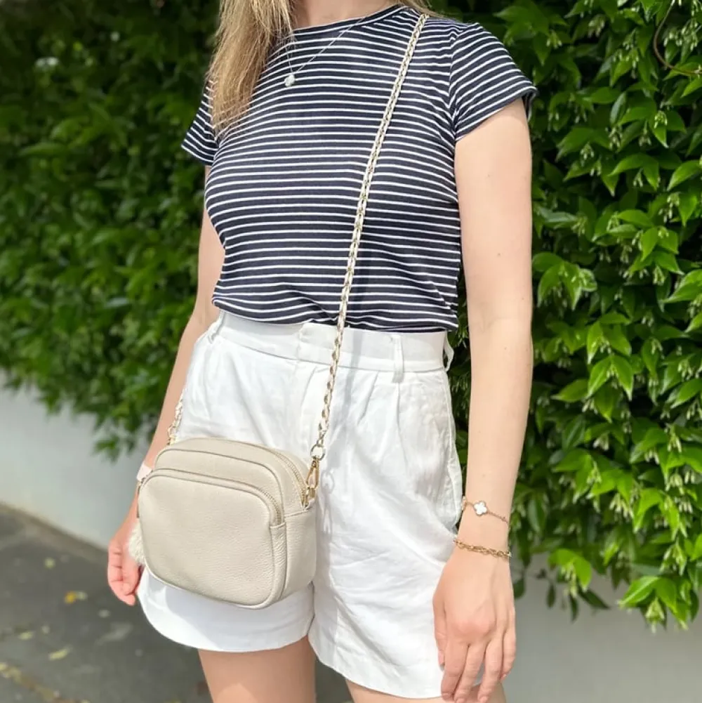 Pom Pom London Pom Pom London|Stone Weave Gold Chain Strap