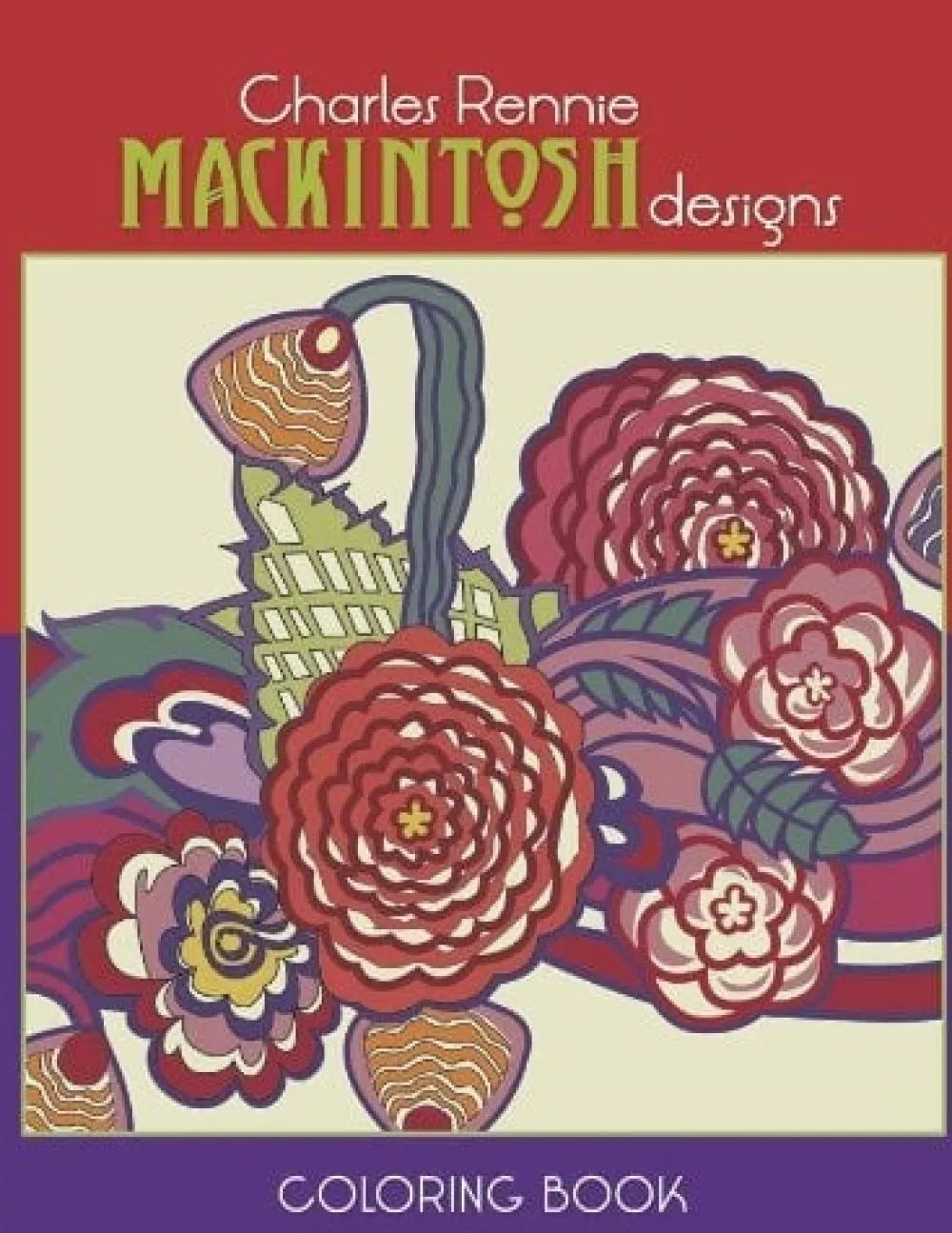 Pomegranate Coloring Books & Crafts|Books|Charles Rennie Mackintosh Designs Coloring Book