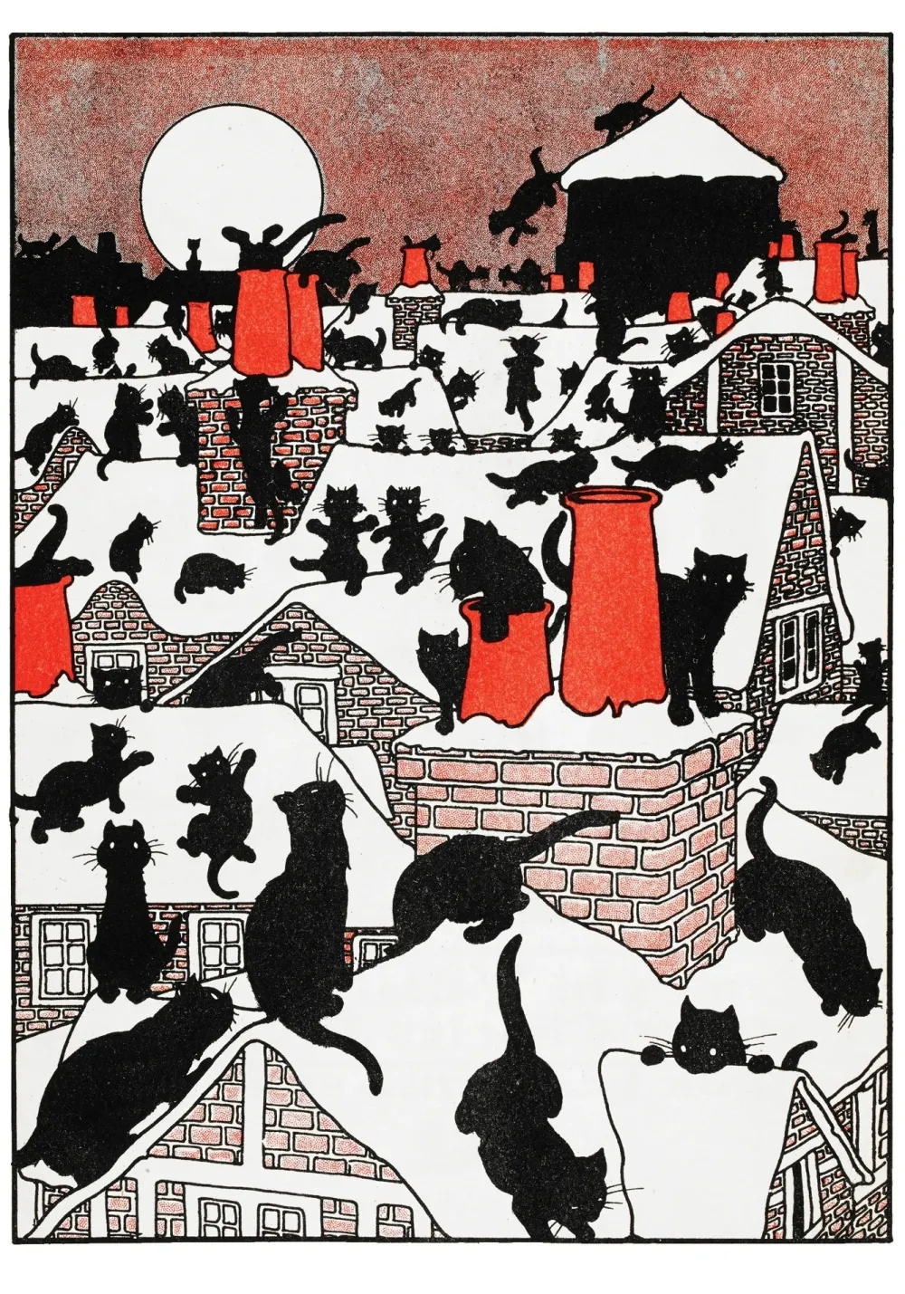 Pomegranate Boxed Cards|Charles Robinson: A Black Cat Holiday Small Boxed Cards
