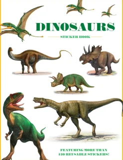 Pomegranate Coloring Books & Crafts|Activity Books|Dinosaurs Sticker Book