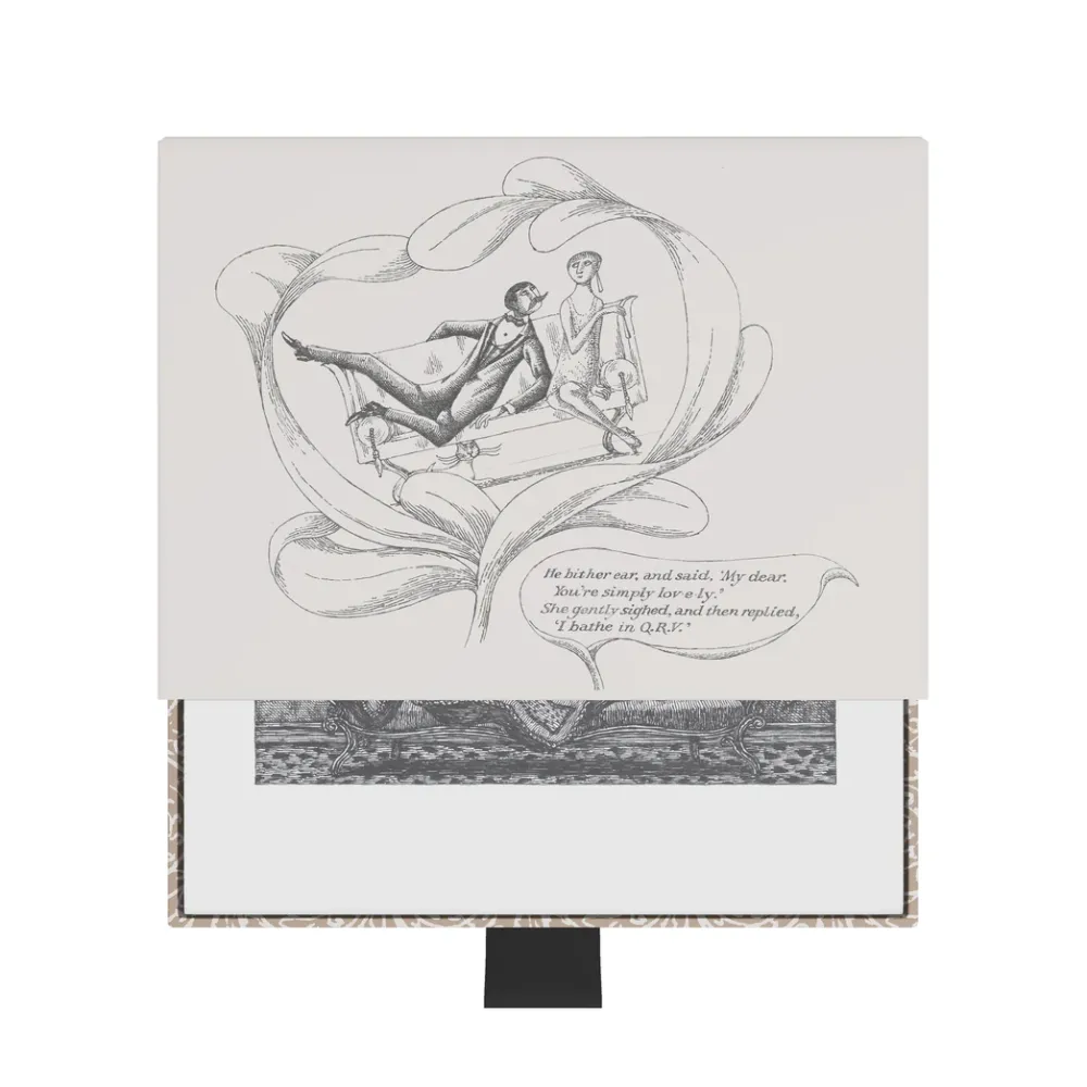 Pomegranate Boxed Cards|Edward Gorey: The Fraught Settee Boxed Notecards