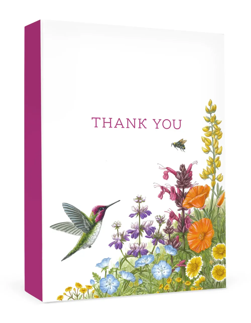Pomegranate Boxed Cards|Erin E. Hunter: Wildflowers Thank You Notes