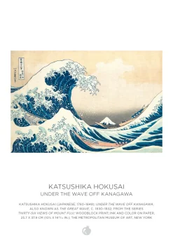 Pomegranate Games & Puzzles|Hokusai 120-Piece Double-Sided Puzzle Set