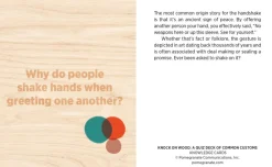Pomegranate Games & Puzzles|Knock on Wood: A Quiz Deck of Common Customs Knowledge Cards