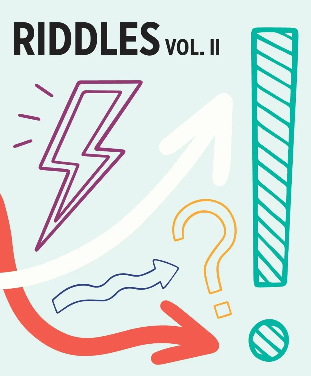 Pomegranate Games & Puzzles|Riddles Volume II Knowledge Cards