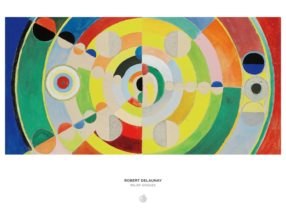 Pomegranate Games & Puzzles|Robert Delaunay: Relief-disques 1000-Piece Puzzle