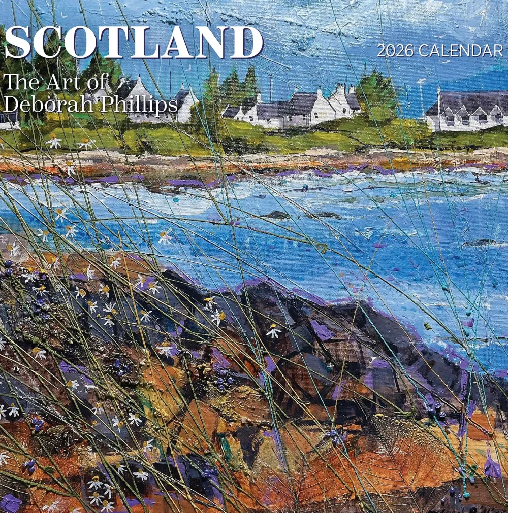 Pomegranate Calendars|Scotland: The Art of Deborah Phillips 2026 Wall Calendar