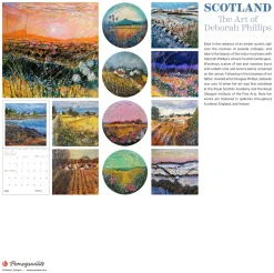 Pomegranate Calendars|Scotland: The Art of Deborah Phillips 2026 Wall Calendar