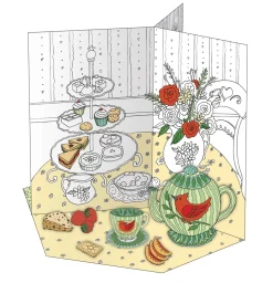 Pomegranate Activity Books|Children's Tea Sets|Tea Party: A Color, Punch Out, & Play Set