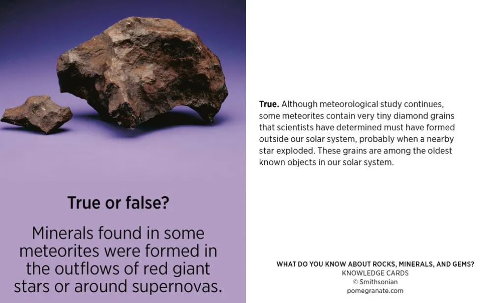 Pomegranate Games & Puzzles|What Do You Know about Rocks, Minerals, & Gems? Knowledge Cards