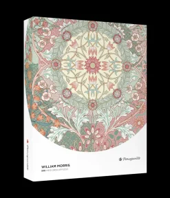 Pomegranate Games & Puzzles|William Morris 500-Piece Circular Puzzle