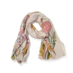 Scarves & Wraps|Pop Flowers Pink Scarf